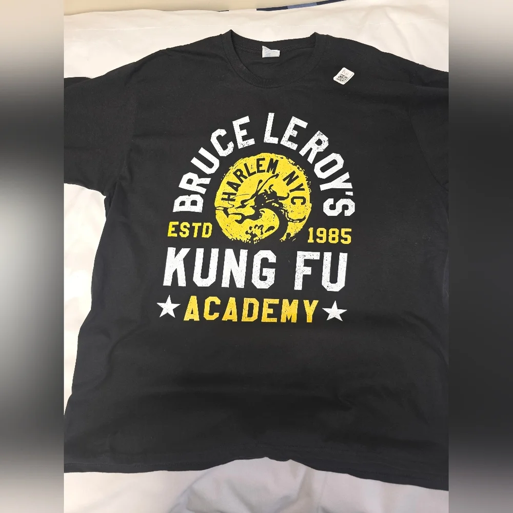 Bruce Leroy's Kung Fu Academy Harlem NYC 1985 Last Dragon Tshirt- Big & Tall 2XL - Picture 10 of 10
